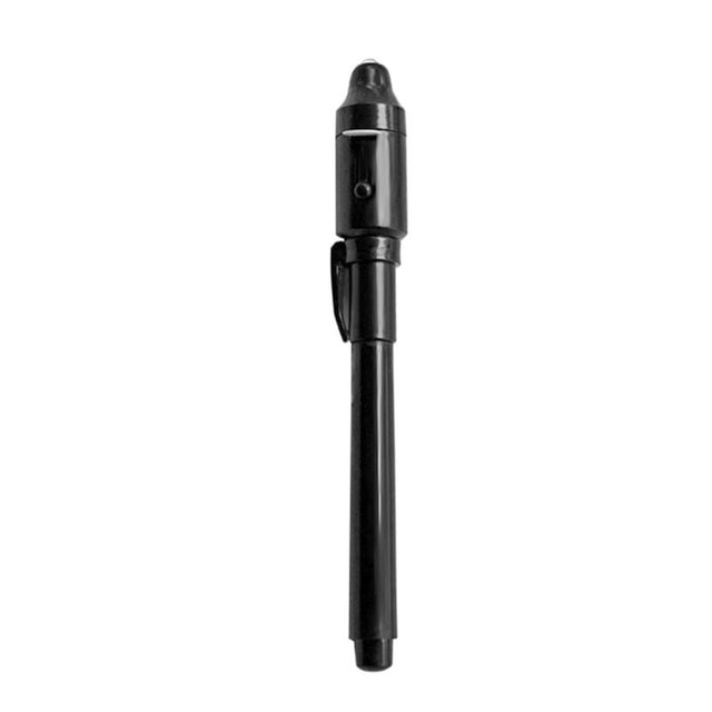 2 in 1 Luminous Light Invisible Ink Pen UV Check Money Kids Drawing Secret Learning Educational Magic Pens