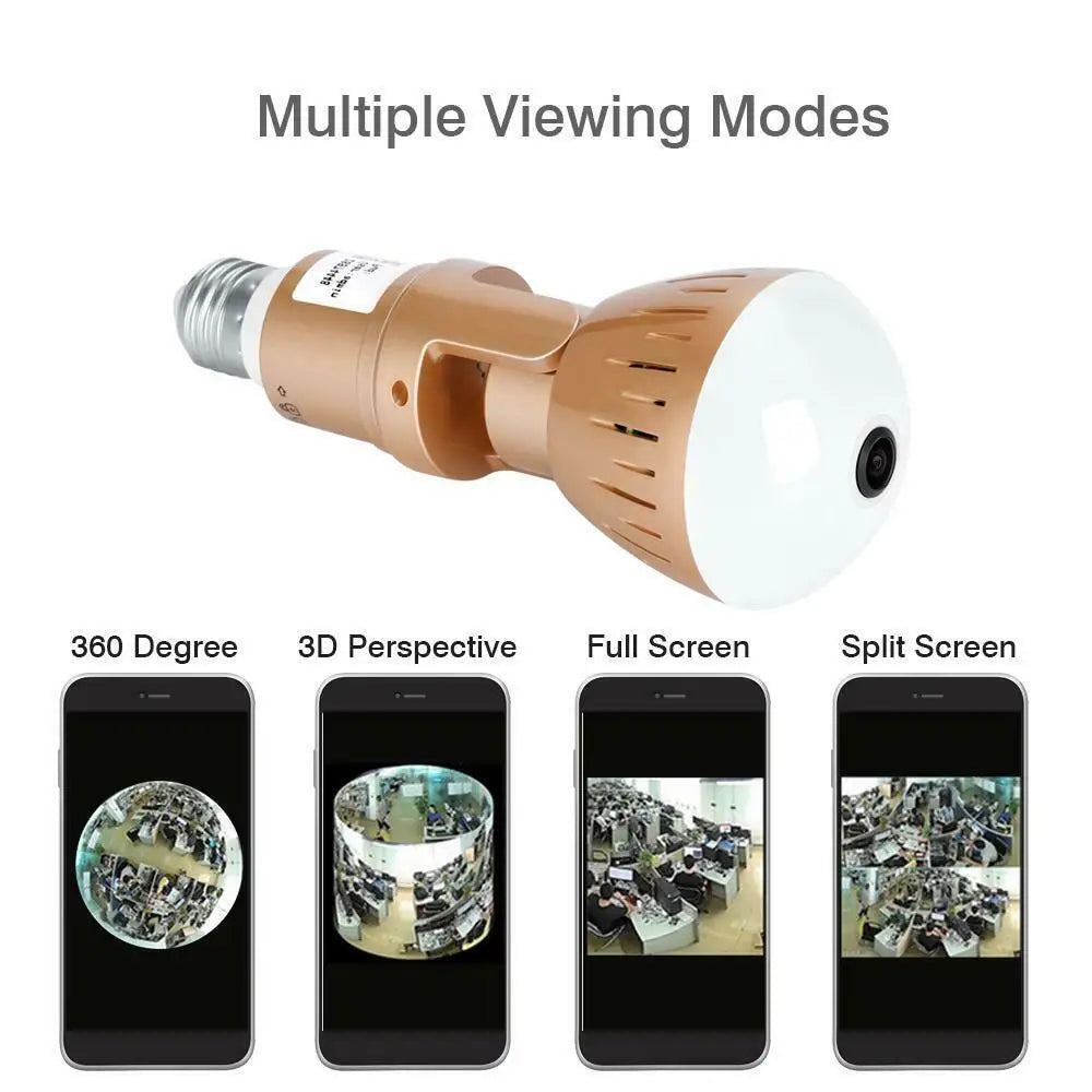 200W  Camera Bulb Lamp light Wireless...
