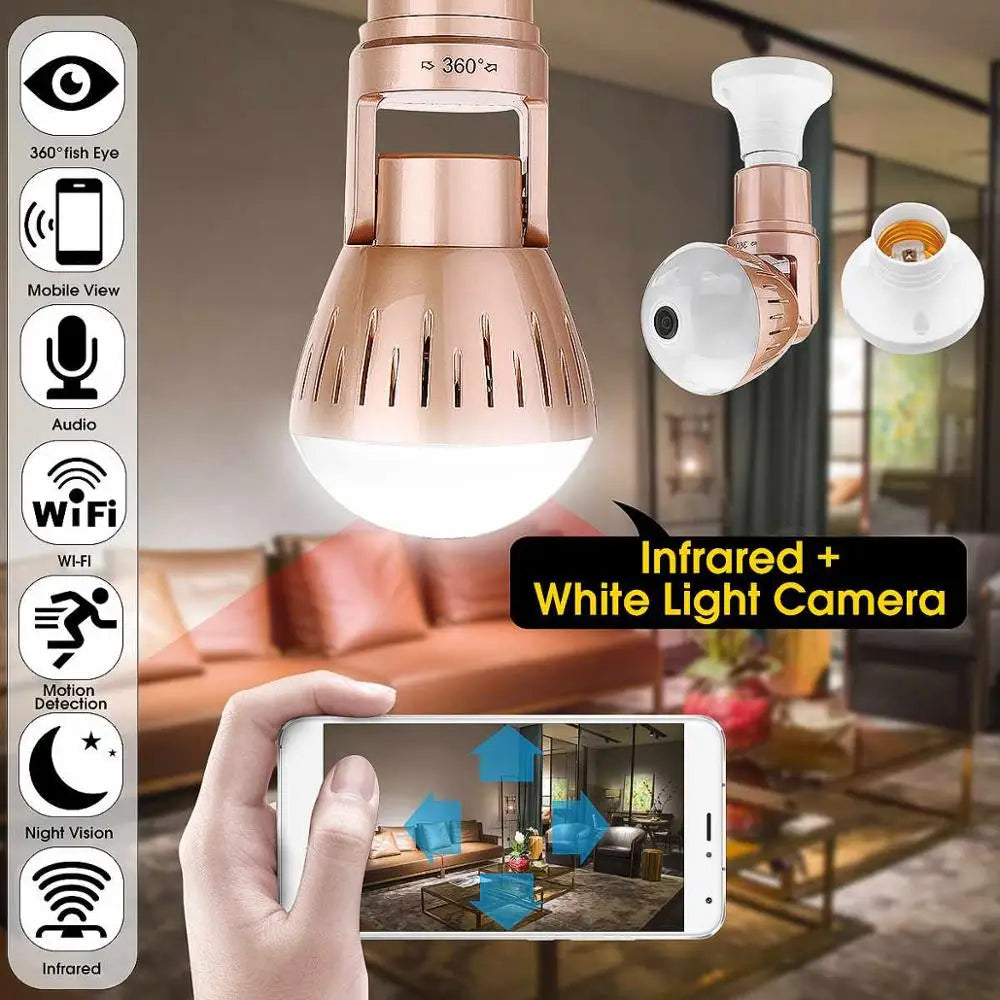 200W  Camera Bulb Lamp light Wireless...