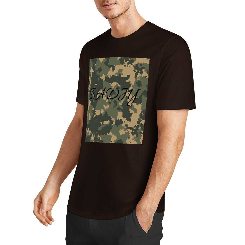 New Pure cotton short-sleeved T-shirt with two-sided print