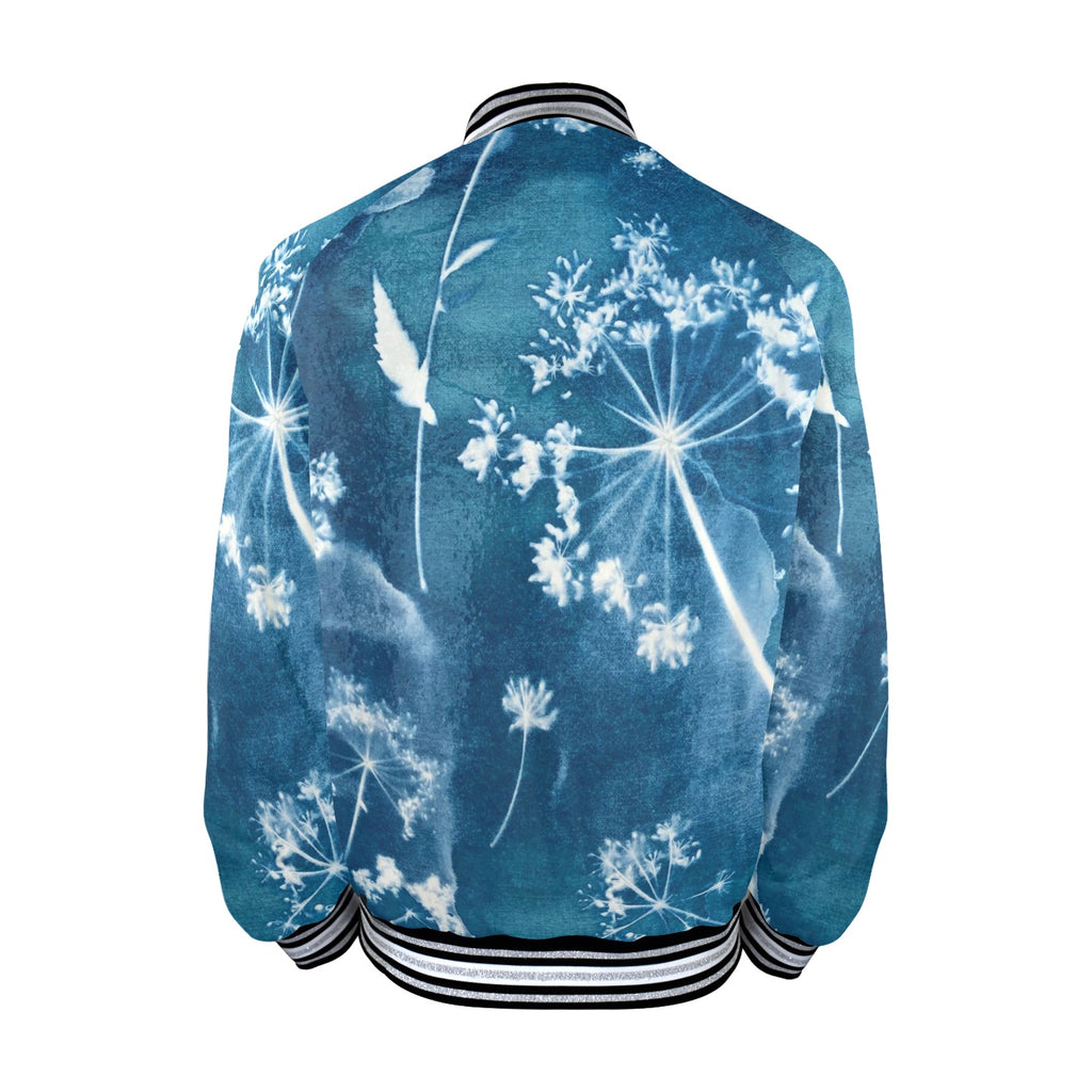 New Men's Striped Trim Bomber Jacket
