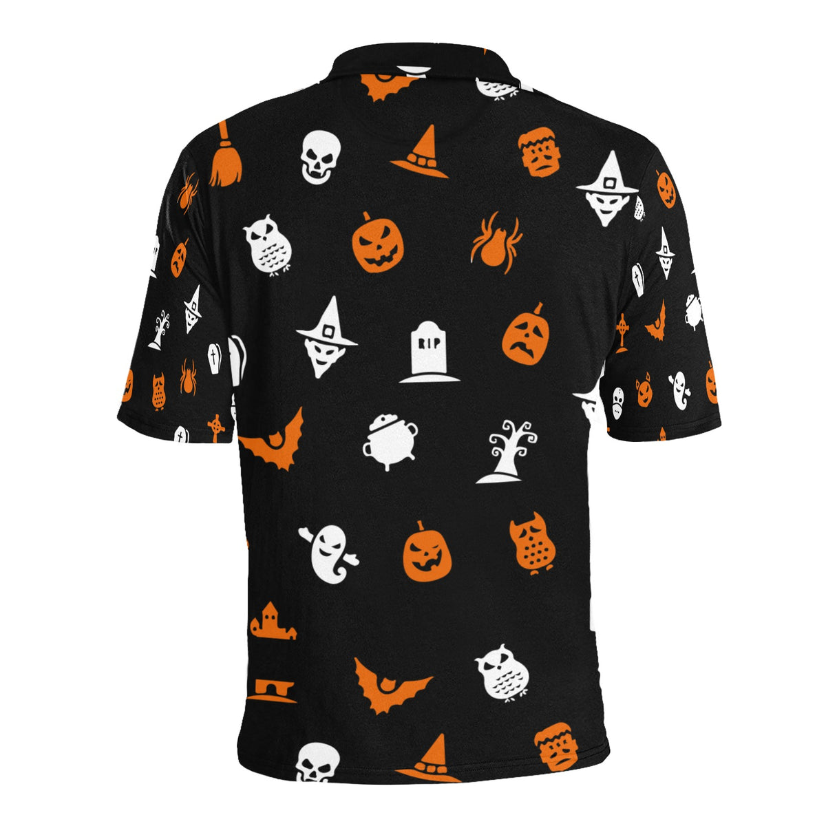 Men's All-Over Print Polo Shirt (T55)